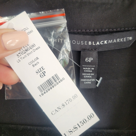 White House Black Market button up dress - Picture 2 of 3